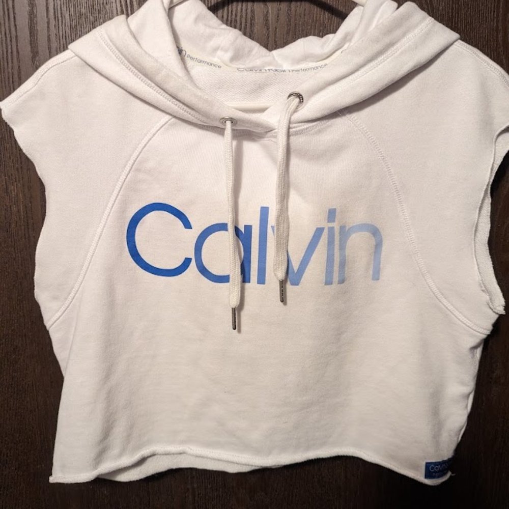 Calvin Klein Crop Hoodie Size Small